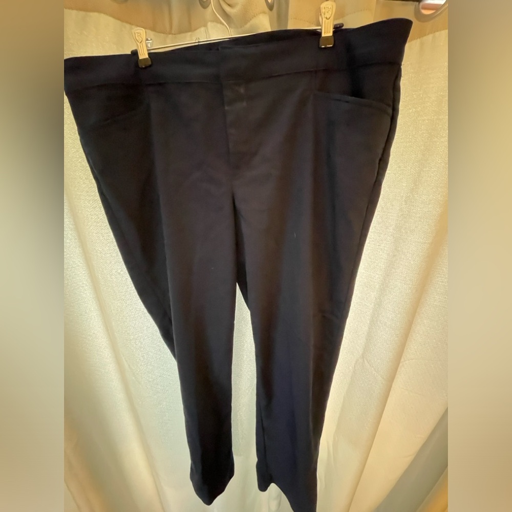 Chaps Womens Navy Dress Pants size 18